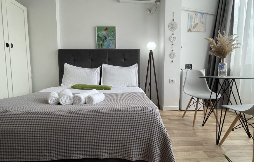 Studio apartament me qera ditore prane qendres se Tiranes: 3800 Lek/Nata